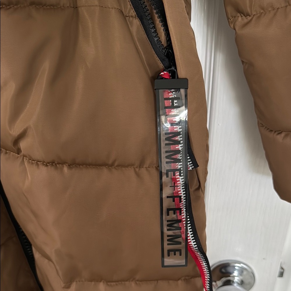 Brown Jacket with Faux Fur Trim - Picture 3 of 8